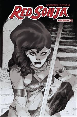 Red Sonja (2023) issue 2-M Werther Dell'Edera 1:15 Line Art Cover