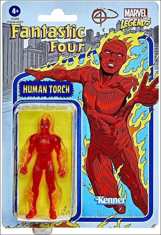 Marvel Legends Retro (3.75 inch Series) figure 4 Human Torch
