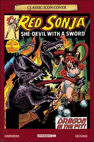 Red Sonja (2023) issue 4-H Frank Thorne 1:10 Classic Icon Cover