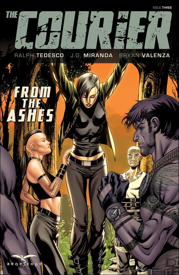 Courier: From the Ashes issue 3-B Robert Atkins Cover