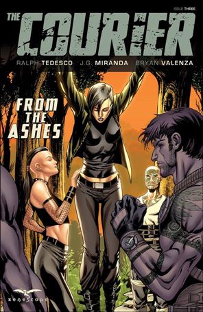 Courier: From the Ashes issue 3-B Robert Atkins Cover