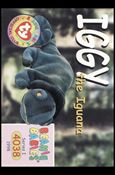 Beanie Babies Series 1 (Base Set) card 87 Iggy the Iguana