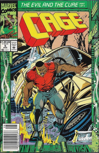 Cage (1992) issue 5-B Newsstand Cover