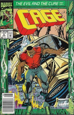 Cage (1992) issue 5-B Newsstand Cover