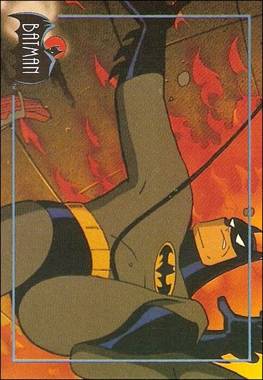 Batman: The Animated Series: Series 1 (Promo) card nn Batman: Fiery Background