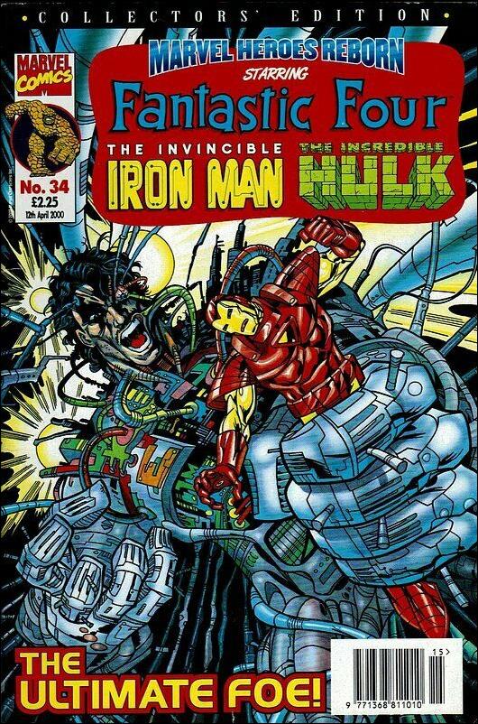 Marvel Heroes Reborn (UK) issue 34 Cardstock Cover