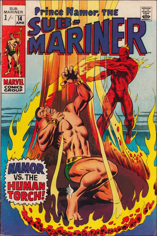 Sub-Mariner (1968) issue 14-B UK Price Cover