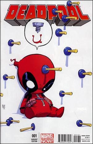Deadpool (2013) issue 1-D Skottie Young "Baby" Cover