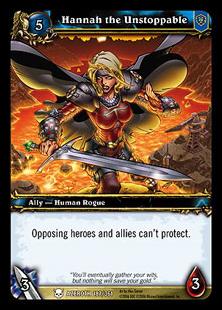 World of Warcraft: Heroes of Azeroth (Base Set) card 187 Hannah the Unstoppable