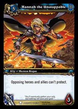 World of Warcraft: Heroes of Azeroth (Base Set) card 187 Hannah the Unstoppable