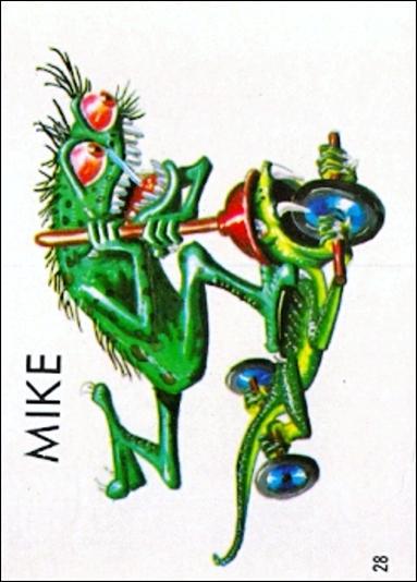 Ugly Stickers (1965) (Base Set) card 28-D Mike
