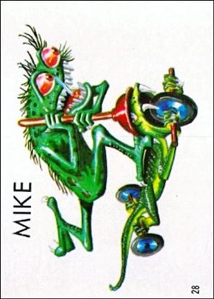 Ugly Stickers (1965) (Base Set) card 28-D Mike