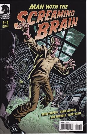Man with the Screaming Brain issue 2-B Rick Remender Cover
