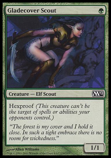 Magic the Gathering: 2012 Core Set (Base Set) card 178 Gladecover Scout