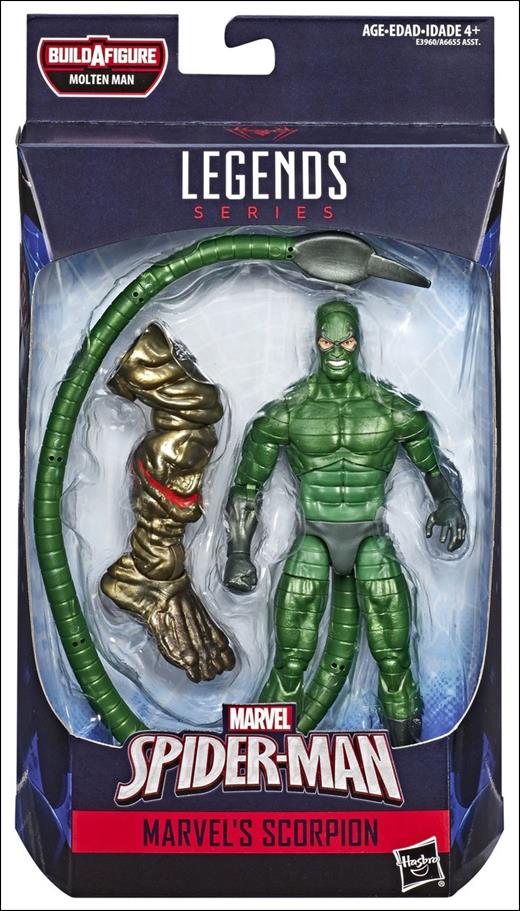 Marvel Legends Series: Spider-Man (Molten Man Series) figure 6 Scorpion