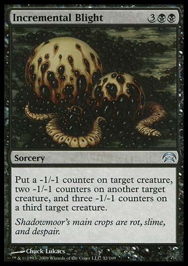 Magic the Gathering: Planechase (Base Set) card 32 Incremental Blight