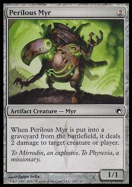 Magic the Gathering: Scars of Mirrodin (Base Set) card 192 Perilous Myr