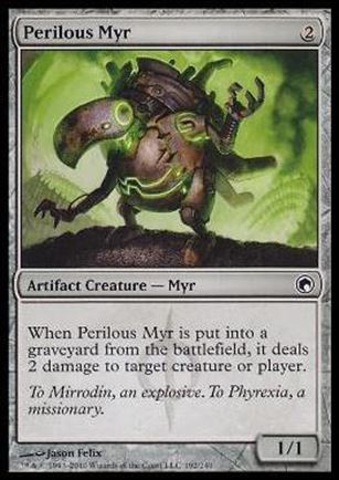Magic the Gathering: Scars of Mirrodin (Base Set) card 192 Perilous Myr