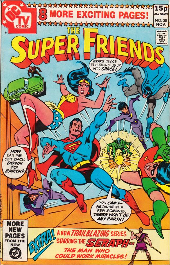 Super Friends (1976) issue 38-B UK Price Cover