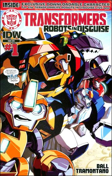 Transformers: Robots in Disguise (2015) issue 1-B Travis Sengaus Subscription Cover