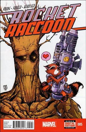 Rocket Raccoon (2014) issue 5 Skottie Young Cover