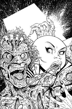 Die!namite issue 5-N Will Robson 1:15 Black & White Virgin Cover