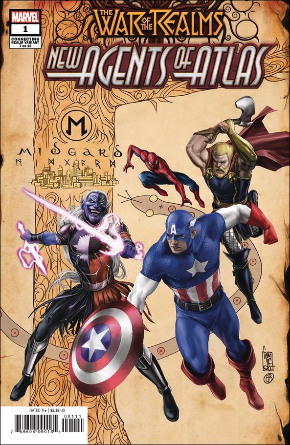 War of the Realms: New Agents of Atlas issue 1-B Giuseppe Camuncoli Connecting Cover