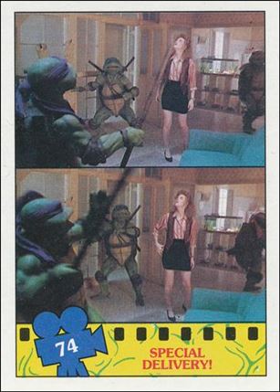 Teenage Mutant Ninja Turtles Movie (Base Set) card 74 Special Delivery!