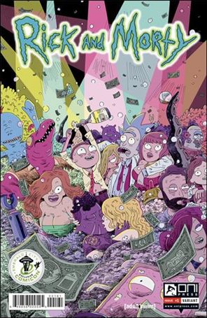 Rick and Morty (2015) issue 1-I Zac Gorman Emerald City Comicon Cover