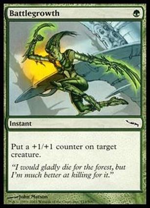 Magic the Gathering: Mirrodin (Base Set) card 113 Battlegrowth