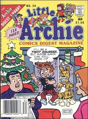 Little Archie Comics Digest Magazine issue 34 Digest Sized