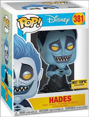 POP! Disney figure 381-B Hades (Glow) Hot Topic