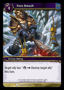 World of Warcraft: Heroes of Azeroth (Base Set) card 150 Face Smash