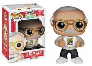 POP! Stan Lee figure 2-D Stan Lee British Flag (2014 San Diego Comic Con)