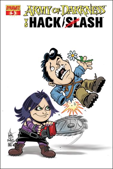 Army of Darkness vs. Hack/Slash issue 5-D Ken Haeser "Cute" Subscription Cover