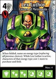 DC Comics Dice Masters World's Finest card 55 Lex Luthor: Citizen of Metrolpolis 