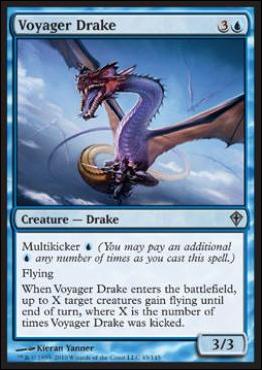 Magic the Gathering: Worldwake (Base Set) card 45 Voyager Drake