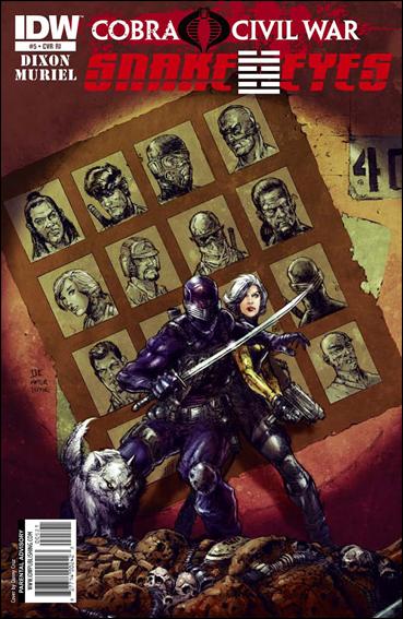 G.I. Joe: Snake Eyes (2011) issue 5-C Danny Cruz 1:10 "Days of Future Past" Cover