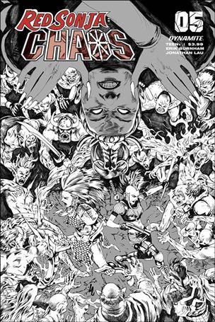 Red Sonja: Age of Chaos issue 5-Q Jonathan Lau 1:35 Black & White Cover