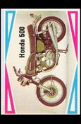 Choppers & Hot Bikes (Base Set) card 65 Honda 500