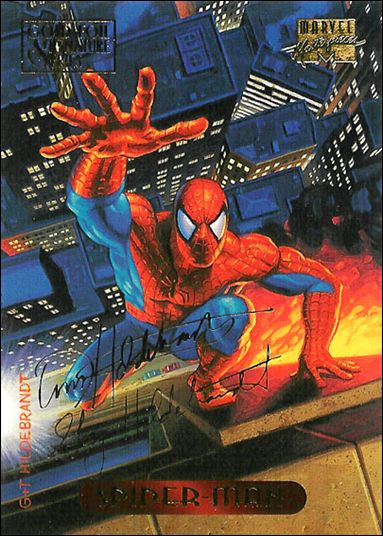 1994 Marvel Masterpieces (Gold-Foil Signature Parallel Base Set) card 115 Spider-Man