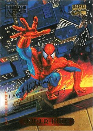 1994 Marvel Masterpieces (Gold-Foil Signature Parallel Base Set) card 115 Spider-Man