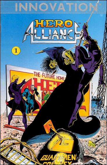 Hero Alliance (1989) issue 1 Wraparound Cover