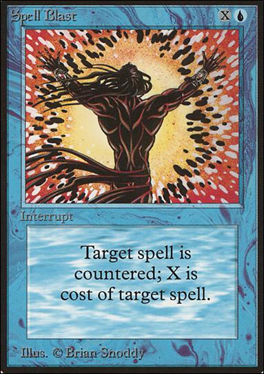 Magic the Gathering: Limited Edition Beta (Base Set) card 80 Spell Blast