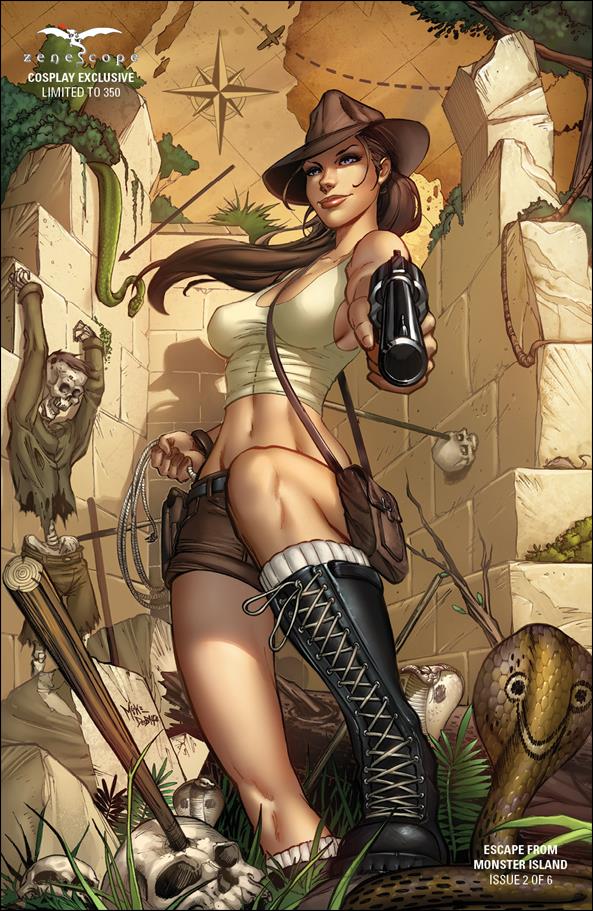 Escape from Monster Island issue 2-E Mike DeBalfo Cosplay Cover 1/350
