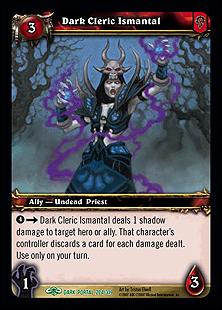 World of Warcraft: Through the Dark Portal (Base Set) card 204 Dark Cleric Ismantal