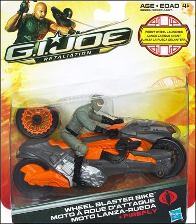 G.I. Joe: Retaliation (Alpha Class Vehicles) figure 2 Wheel Blaster Bike with Firefly