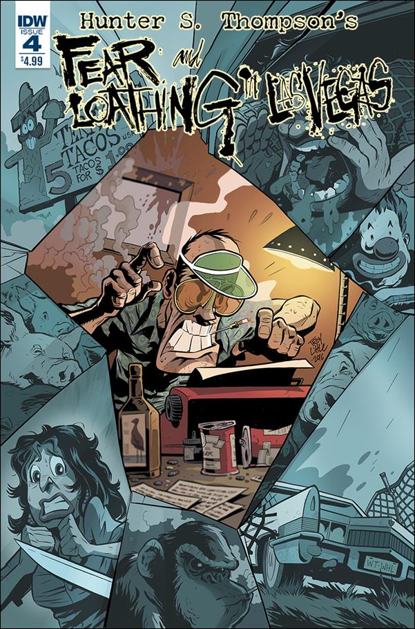 Fear and Loathing in Las Vegas issue 4 Troy Little Cover