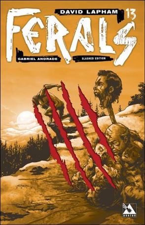 Ferals issue 13-D Slashed Cover 1:3