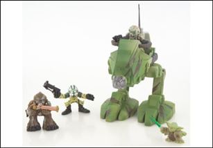 Star Wars: Galactic Heroes Cinema Scenes figure 18 Battle on Kashyyyk (Toys R Us Exclusive)